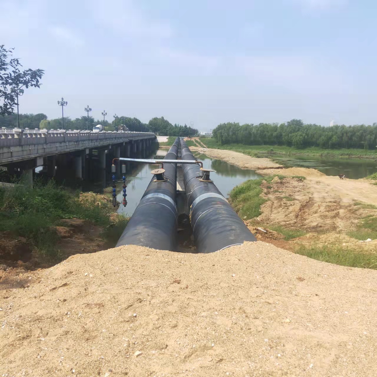 巴基斯坦管道物理震动清洗输油管道清洗